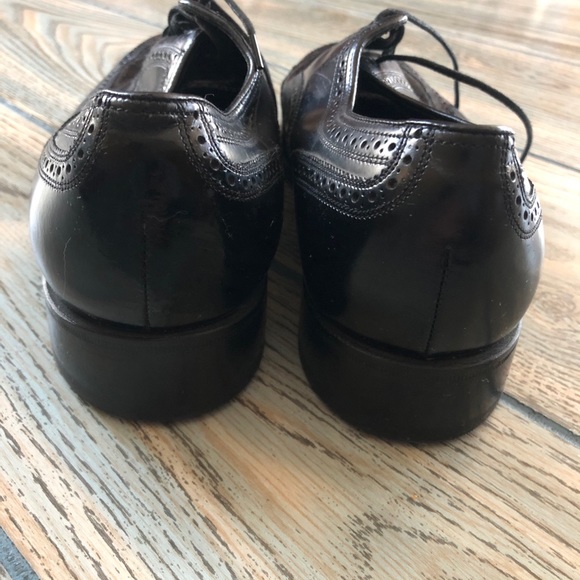 💚Florsheim leather-soled wingtip shoes - Picture 4 of 9